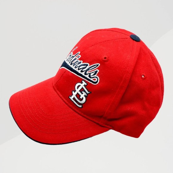 Cardinals STL Hat Cap Strap Back Red Blue White Embroidered One Size - Picture 2 of 6